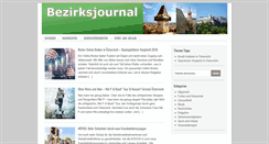 Desktop Screenshot of bezirksjournal.at